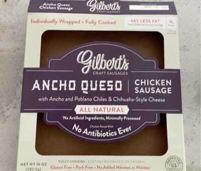 Ancho Queso Chicken Sausage