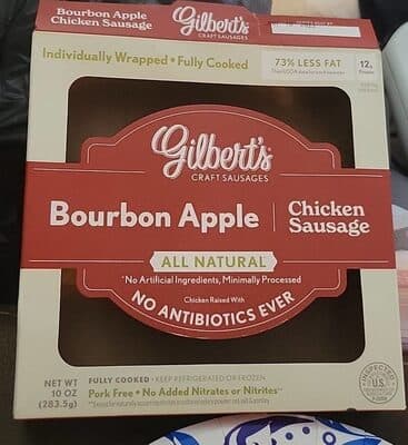 Bourbon Apple Chicken Sausage