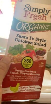 Santa fe style chicken salad