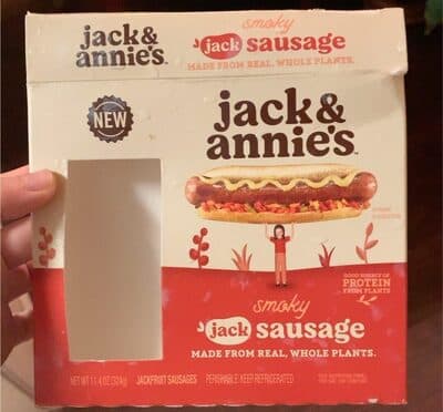 Smoky Jackfruit Sausages