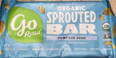 Organic Pumpkin Seed Sprouted Bar