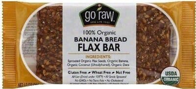Organic Banana Flaxseed Sprouted Bar