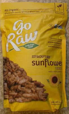 Go Raw, Sprouted Sunflower Seeds with Celtic Sea Salt