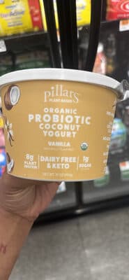 Pillars Vanilla Organic Probiotic Coconut Yogurt