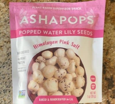 Himalayan Pink Salt Popped Water Lily Seeds Plant-Based Superfood Snack