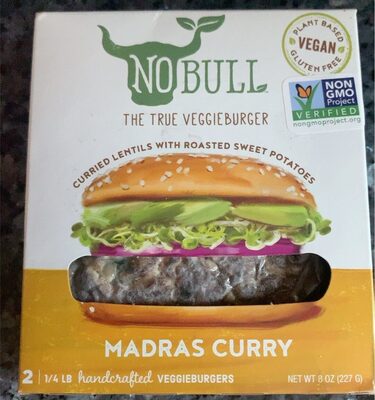 Madras Curry Veggieburgers