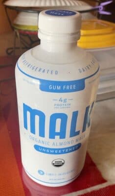 Unsweetened Organic Almond Malk