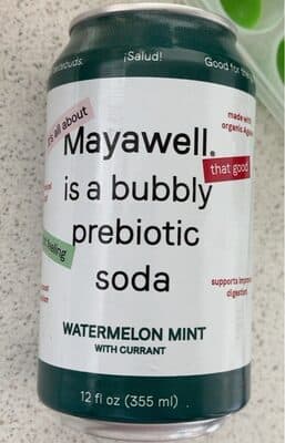 Watermelon Mint with Concurrant Probiotic Soda