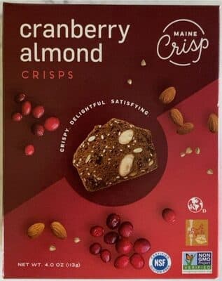Cranberry Almond Crisps