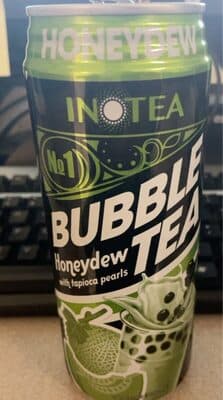 Honeydew With Tapioca Pearls Bubble Tea
