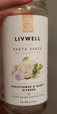 Cauliflower And Garlic Alfredo Sauce