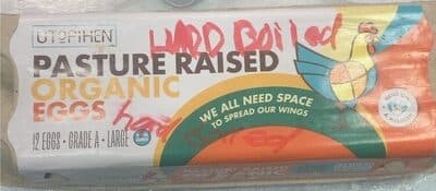 Pasture Raised Organic Eggs