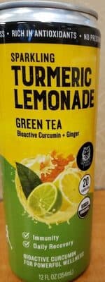 Sparkling Tumeric Lemonade