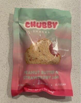 Peanut butter and strawberry jam