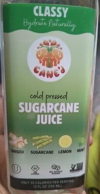 Cold Pressed Sugarcane Juice