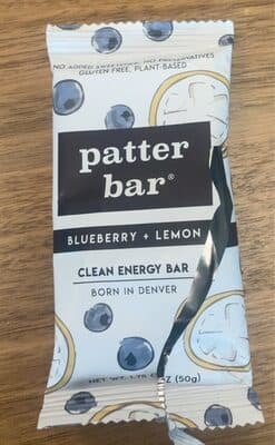 Patterbar - Blueberry + Lemon