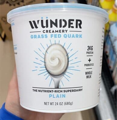 Plain Grass Fed Quark Creamery