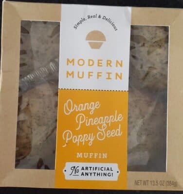 Orange Pineapple Poppy Seed Muffin
