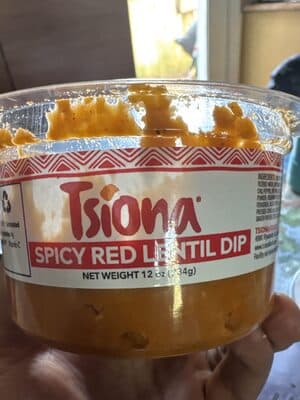 Ethiopian Red Split Lentil Dip, Spicy