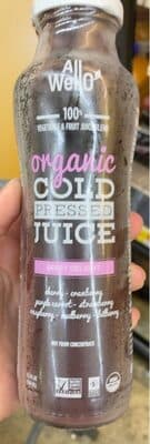 Berry Delight Organic 100% Vegetable & Fruit Cold Pressed Juice Blend