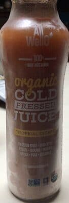 Tropical Escape 100% Organic Cold Pressed Fruit Juice Blend