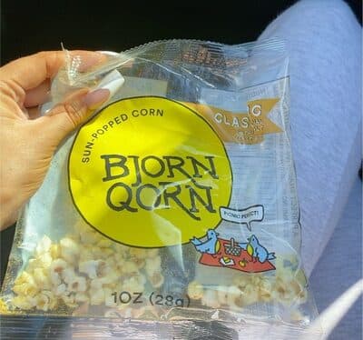 Sun popped popcorn