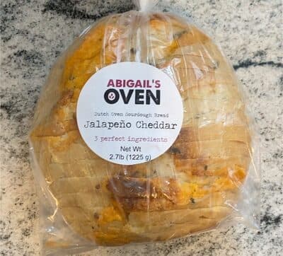 Jalapeño Cheddar Sourdough Bread