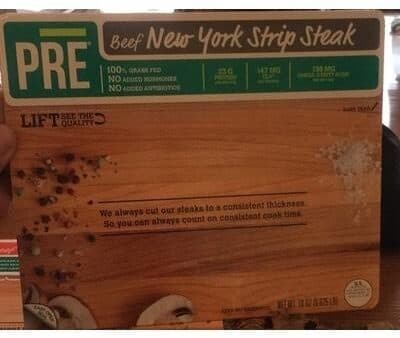 Pre New York Beef Strip Steak