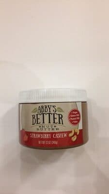 Nut Butter, Strawberry Cashew