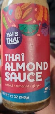 Thai almond sauce