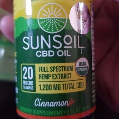 SunOil CBD Cinnamon Flavor