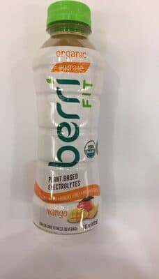 Mango Organic Hydrate Low Calorie Fitness Beverage