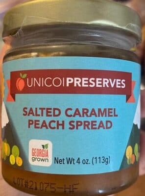 Salted Caramel Peach Spread