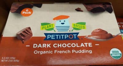 Dark Chocolate Organic Pudding