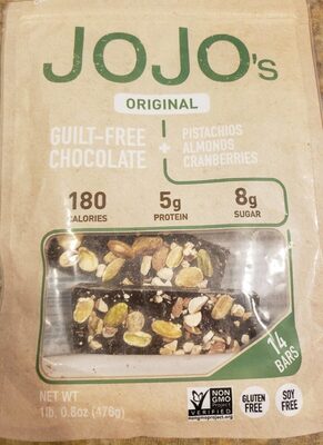 Original jojo's guilt free chocolate