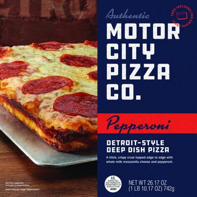 Detroit-Style Deep Dish Pizza, Pepperoni