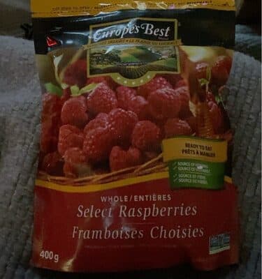 Whole Frozen Raspberries