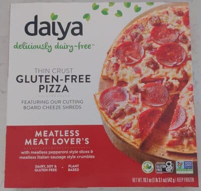Meatless Meat Lover's With Meatless Pepperoni Style Slices & Meatless Italian Sausage Style Crumbles Thin Crust Gluten-Free Pizza