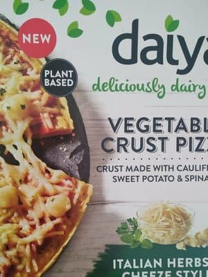 Italian Herbs & Cheeze Style With Mozzarella & Parmesan Style Shreds, Feta Style Crumbles And Italian Herbs Vegetable Crust Pizza