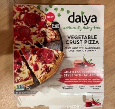 Meatless Pepperoni Style With Jalapeno And Spicy Jalapeno Vegetable Crust Pizza