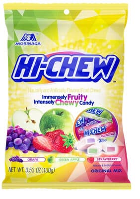 Original Mix Grape, Green Apple, Strawberry Fruit Chews