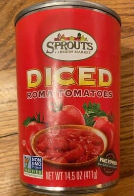 Diced Roma Tomatoes