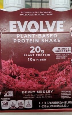 Mixed Berry Beet Flavor Plant-Based Protein & Greens Vegetable Drink