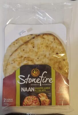 Roasted Garlic Naan