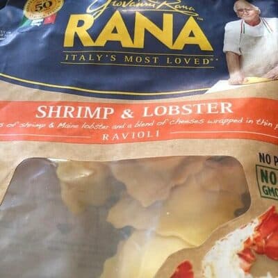 Chunks of Shrimp & Maine Lobster and a Blend of Cheeses Wrapped in Thin Pasta Ravioli