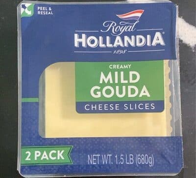Mild Gouda Cheese Slices