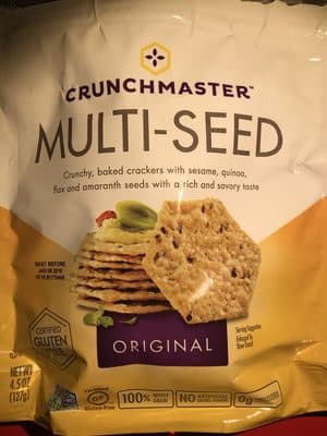 Original Multi-Seed Crackers With Sesame, Quinoa, Flax And Amaranth Seeds With A Rich And Savory Taste