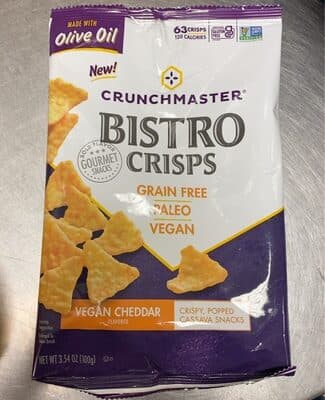 Bistro Crisps Vegan Cheddar