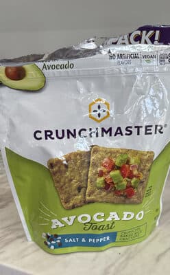 Avocado Toast Salt & Pepper Crackers