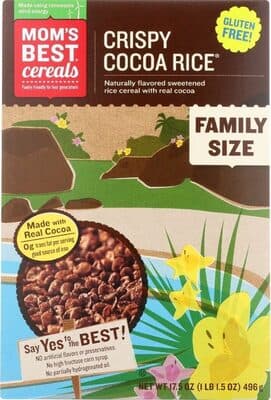 Crispy Cocoa Rice Flavored Sweetened Rice Cereal with Real Cocoa